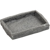 Wholesale - RESIN GREY CONCRETE LOOK SOAP DISH C/P 24, UPC: 810094752491